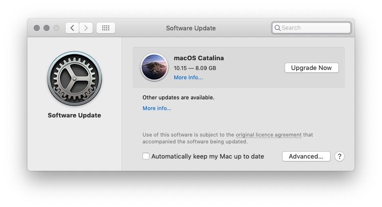 My mac will not update software